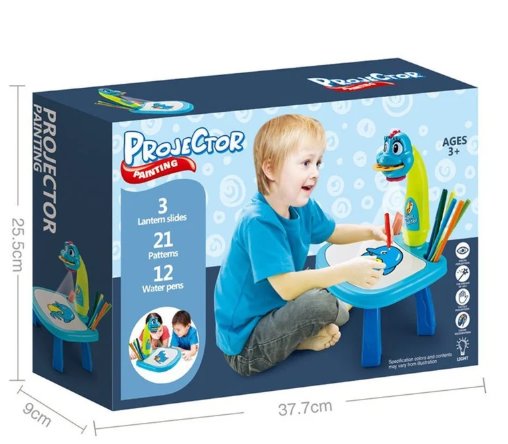 LED Projector Art Painting Table for Kids