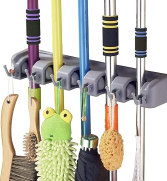 Brooms And Toiletries Organizer